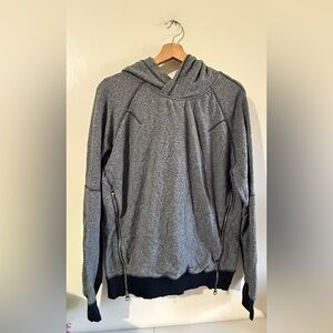 lululemon athletica Gray Zip-Up Sweater